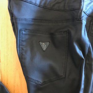 Guess Leather like Jeans Size 30
